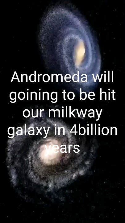 What If Andromeda Collides With Milky Way Galaxy🤔🌌 Amazing Youtube