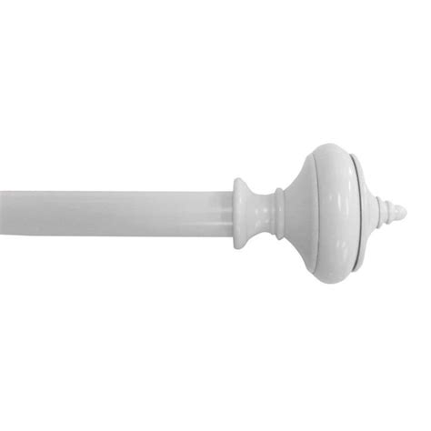 White Single Curtain Rods & Curtain Rod Kits - Homedepot.ca | Gold ...