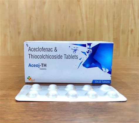 Aceoj Th Aceclofenac I P Mg Thicolchicoside Mg At Rs