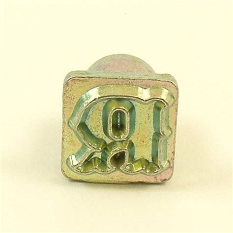 12mm Decorative Letter R Embossing Stamp Uk