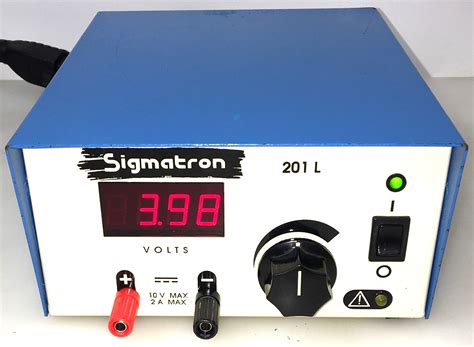 Used Eisco SigmaTron 201L Low Voltage Digital Power Supply For Sale At