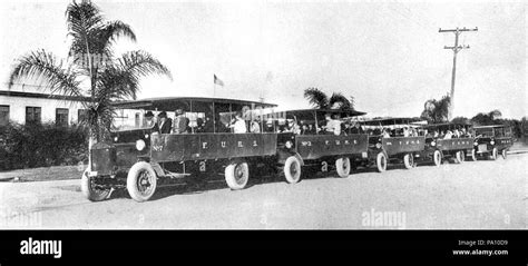 683 Fullerton Union High School buses (1921), Fullerton, California Stock Photo - Alamy