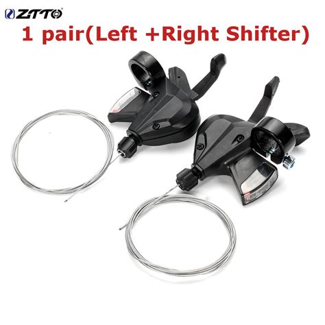 ZTTO 1 Pair 3x8 Speed MTB Bike Bicycle Left Right Shifter For Shimano