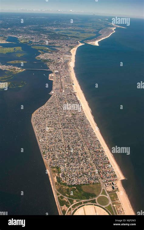 The Rockaway Peninsula In Queens New York From The Air Separating