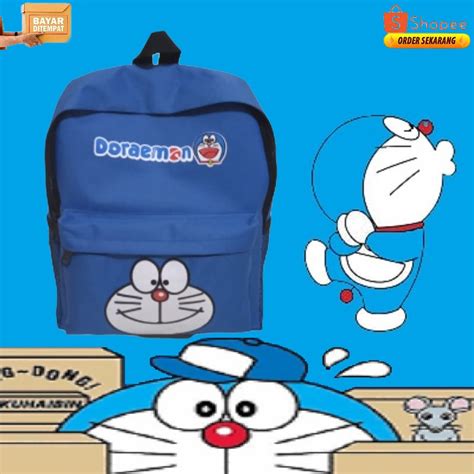 Doraemon Character School Backpack Kids Bag Kindergarten School Bag