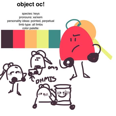 Another Object Show Oc In 2022 Color Palette Fan Art Objects