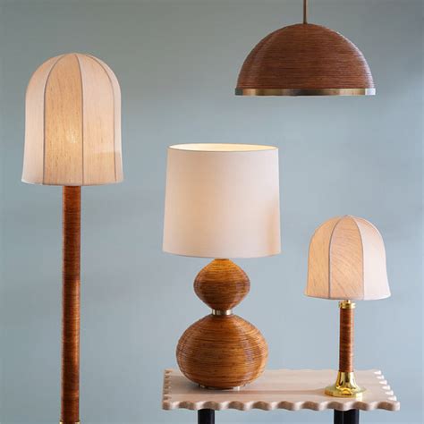 Jonathan Adler Riviera Table Lamp Paynes Gray