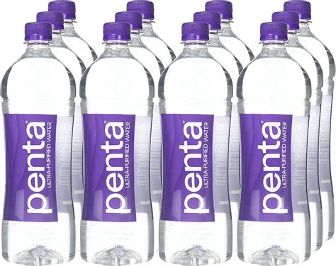 Penta Ultra-Purified Water 405.6 Fl Oz (Pack of 12) | Oxygen Infused ...