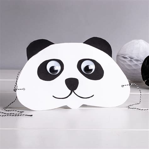 Panda Mask Craft Idea Rayher