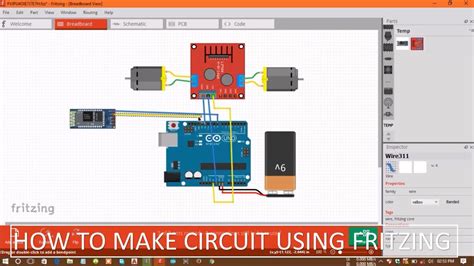 How To Make Fritzing Diagram To A Schematic Fritzing Softwar