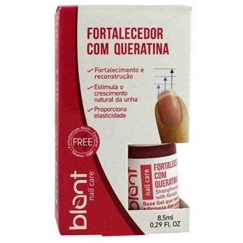 Base Fortalecedora Para Unhas Queratina 8 5Ml Blant 4Fre Submarino