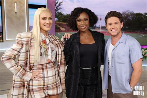 The Voice Coaches Gwen Stefani And Niall Horan Appear On Jennifer Hudson Show First Look