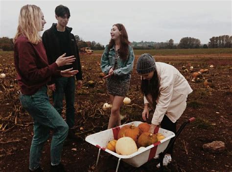 Pumpkin patch aesthetic photography