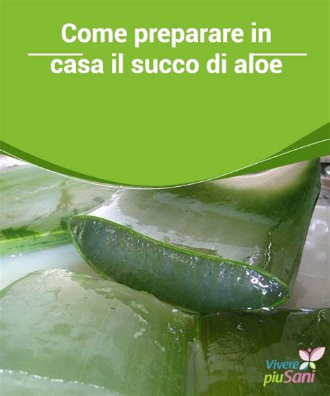 Il Succo Di Aloe Vera E Come Prepararlo In Casa Vivere Pi Sani