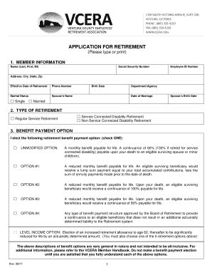 Fillable Online This Retirement Packet Includes The Following Forms