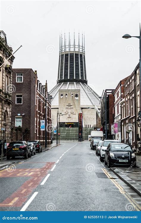 Liverpool Metropolitan Cathedral, View from Hope Street Editorial Stock ...