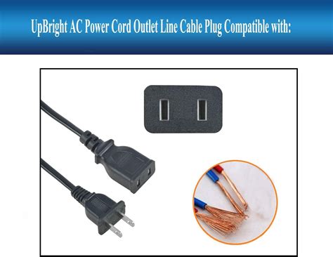 Upbright Ac In Charging Cord Outlet Socket Charger Cable For Duralast