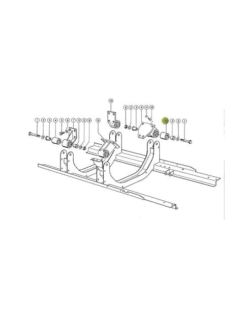 Bucsa Silent Block Corteco 072744 0 Pentru Suport Motor MB OM441 Claas