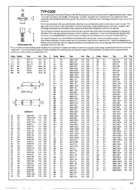 Transistores SMD Equivalências completa Eletrônica I