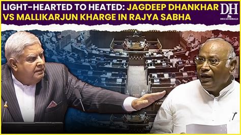 From Light Hearted Moment To Heated Exchange Jagdeep Dhankhar Vs