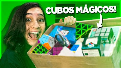 O MAIOR UNBOXING DE CUBOS MÁGICOS QUE JÁ FIZ Unboxing Biocube