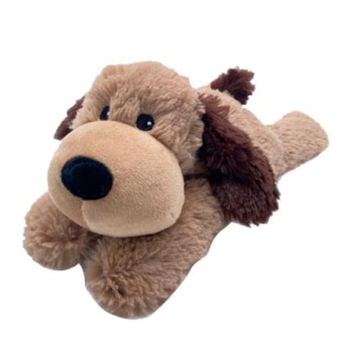 Brown Dog Junior Warmies Cozy Plush Heatable Lavender Scented Stuffed