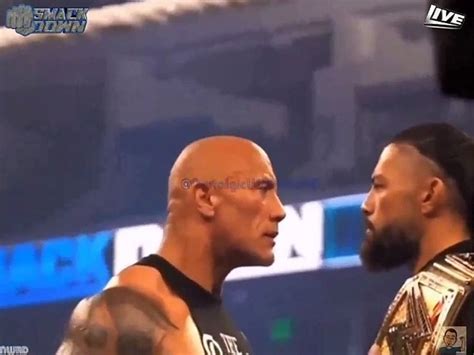 The Rock And Roman Reigns Epic Face Off On Wwe Smackdown February 2 2024