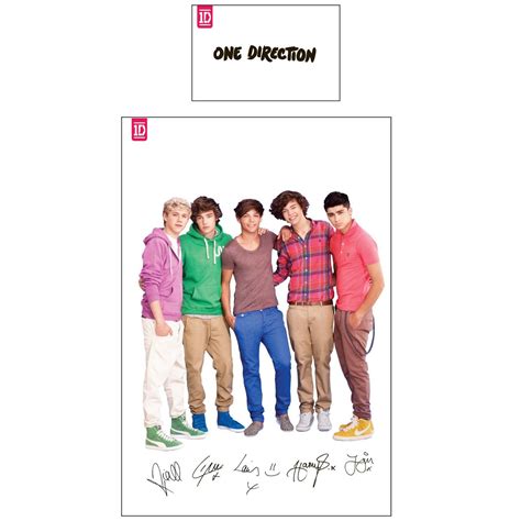 One Direction Duvet Cover Sets - Single + Double Sizes - Official 1D ...