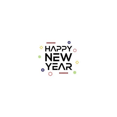 Premium Vector Design Text Happy New Year