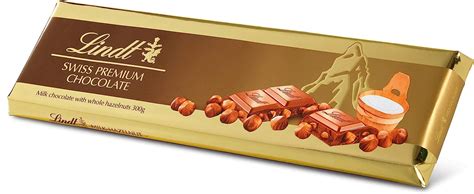 Lindt Swiss Milk Chocolate With Whole Hazelnuts G Amazon In