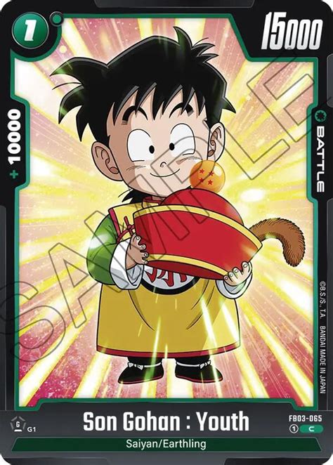 Son Gohan Youth Fb Raging Roar Dragon Ball Super Fusion