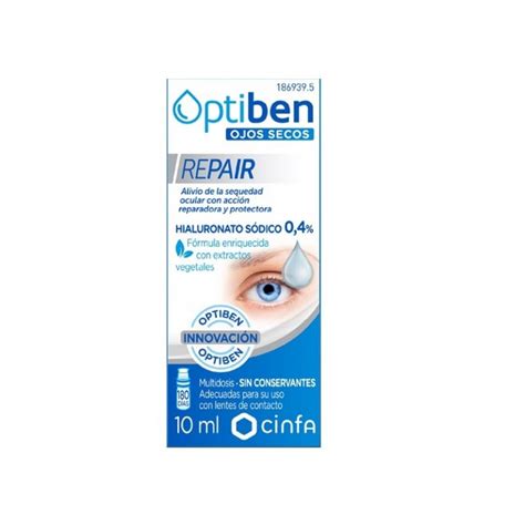 Optiben Repair L Grimas Artificiales Para Ojos Secos Ml Farmacia