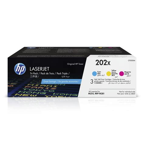 Amazon Hp X Cyan Magenta Yellow High Yield Toner Cartridges