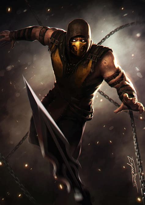 MKX Scorpion by EspenG on DeviantArt