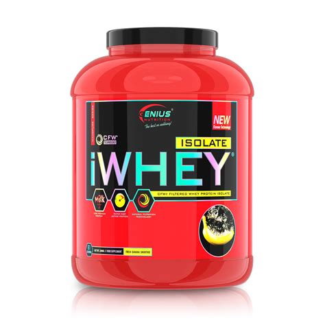 Pudra Proteica IWhey Isolate Cu Aroma De Fresh Banana Smoothie