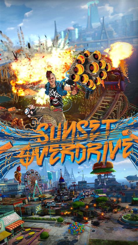 Sunset Overdrive Phone Wallpaper Thevikari