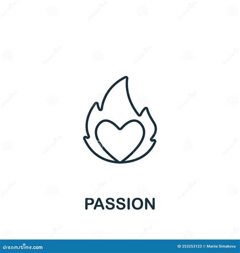 Passion Icon Monochrome Simple Icon For Templates Web Design And