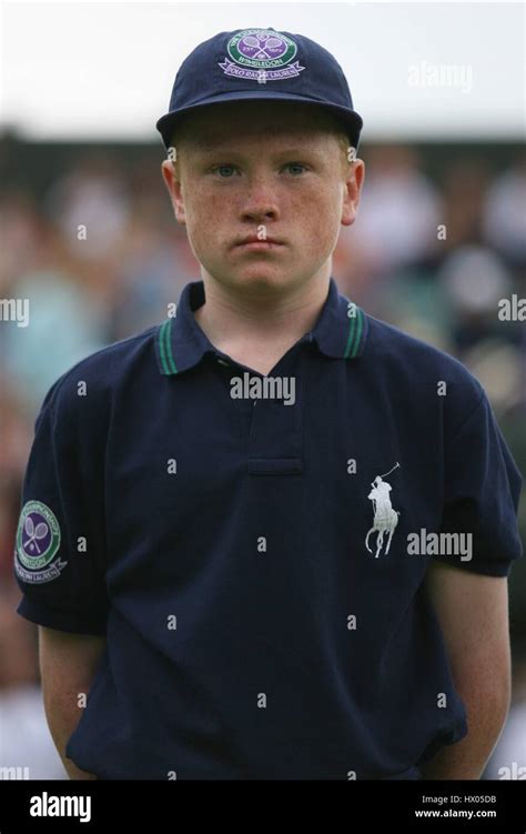 Ball Boy The Wimbledon Championship Wimbledon Sw19 London England 26