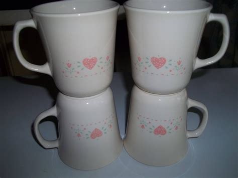 Corelle Forever Yours Cups Mugs Made In The Usa Etsy Cups And