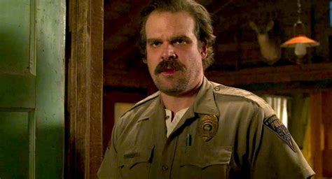 Netflixs Stranger Things David Harbour Happy With Hoppers Death In