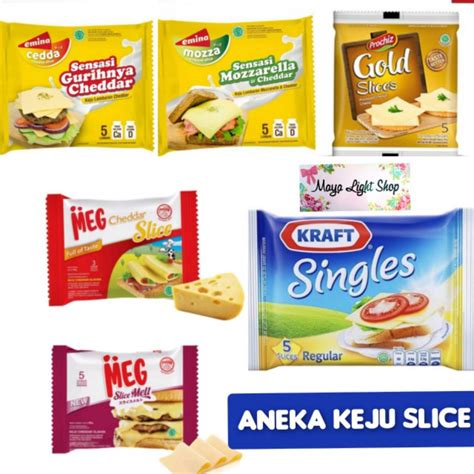 Jual Keju Slice Termurah Kraft Emina Prochiz Gold Meg Japan Cheddar