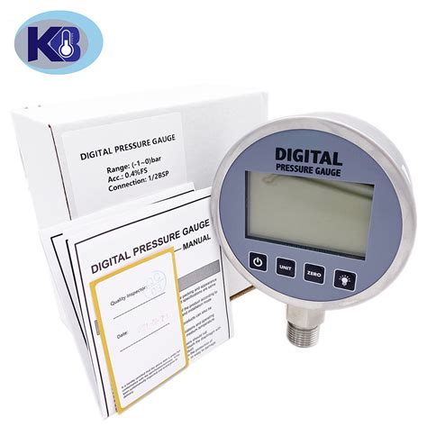 Differential Diaphragm Bourdon Tube Digital Vacuum Pressure Gauges