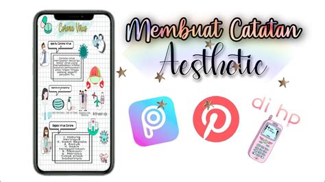 Tutorial Membuat Catatan Aesthetic Di Handphone Youtube