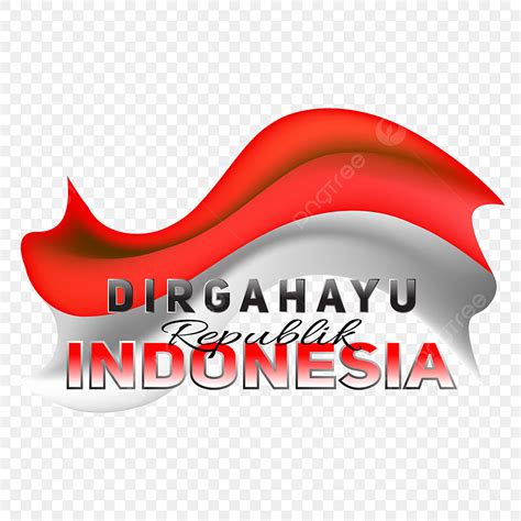 Bendera Indonesia Vektor Bendera Realistis Bendera Indonesia