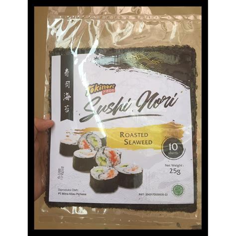 Jual Murah Tokinori Sheet Yaki Sushi Nori Rumput Laut Halal Roasted