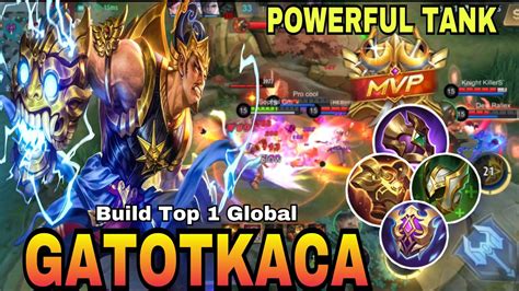 GATOTKACA POWERFUL TANK BUILD AND EMBLEM GATOTKACA BEST BUILD 2023