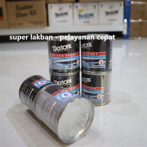 Jual PRODUK BARU Perekat Anti Bocor Epoxy Dextone Non SAG 170gr Resin