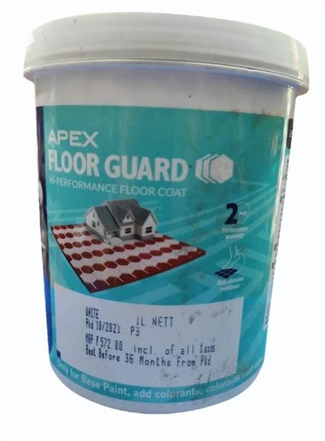 Asian Apex Floor Guard Hi Performance Floor Coating White 1 Ltr At Rs