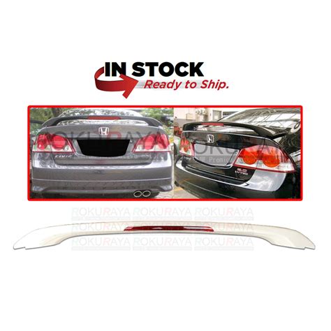 Honda Civic Fd Fd Sna Th Gen Original Abs Plastic Mdl Style Rear