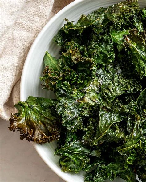 Crispy Baked Kale Chips Air Fryer Method Karinokada